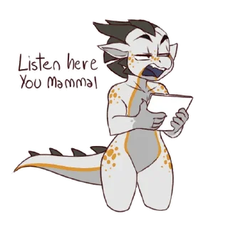 🤭 emoji Kobold Dexy Telegram sticker 21 of 39