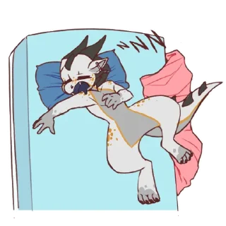 🛌 emoji Kobold Dexy Telegram sticker 18 of 39