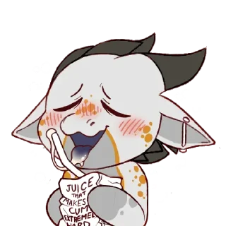 🥛 emoji Kobold Dexy Telegram sticker 13 of 39