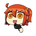 Sticker from Fate/Grand Chibi
