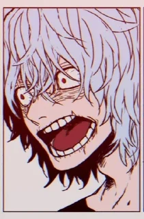 😧 emoji ⚡️ Shigaraki tomura ⚡️⚡️ @flame_stickers ⚡️ Telegram sticker 20 of 77