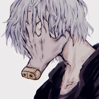 🤨 emoji ⚡️ Shigaraki tomura ⚡️⚡️ @flame_stickers ⚡️ Telegram sticker 10 of 77