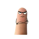 👎 emoji aida finger Telegram sticker 21 of 25