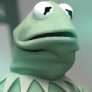 🐸 emoji [🐸] ;; kermit ;; @lumicore_present Telegram sticker 17 of 35