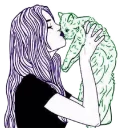 🐱 emoji raven Telegram sticker 16 of 31