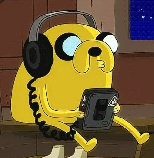 🎧 emoji Mood Cartoon Characters | @HOLYPULPFICTION Telegram sticker 11 of 112
