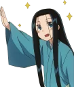 😃 emoji Joshiraku! Telegram sticker 6 of 90