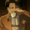 🕊 emoji “Levi Ackerman” Telegram sticker 10 of 30