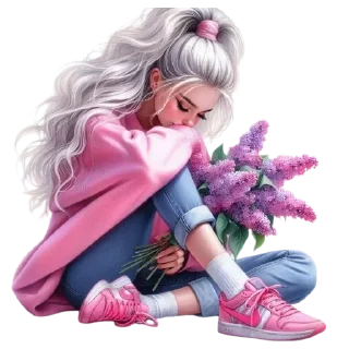 Sticker from @loveoops_art prettygirl 35💕ᥫ᭡‎‌‌‎‌‌yasᥫ᭡‎‌‌‎‌‌
