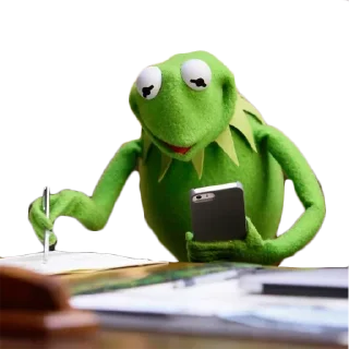 🤳 emoji Kermit @FranceCanal Telegram sticker 24 of 34