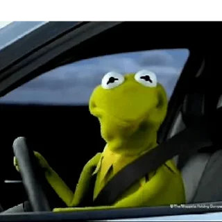 🚗 emoji Kermit @FranceCanal Telegram sticker 17 of 34