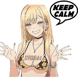 🙌 emoji @STIKERFORALL 🏴󠁧󠁢󠁥󠁮󠁧󠁿MY DRESS UP DARLING Telegram sticker 13 of 50
