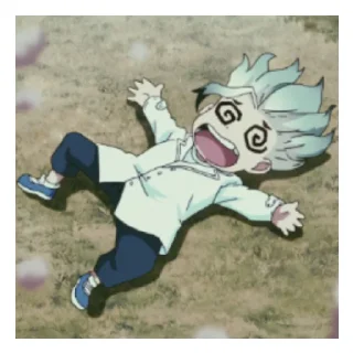 😵 emoji ✓ DR JO¥C£ { DR SENKU} ✓ Telegram sticker 16 of 60