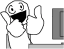 👍 emoji Guy Behind The Desk Telegram sticker 5 of 86
