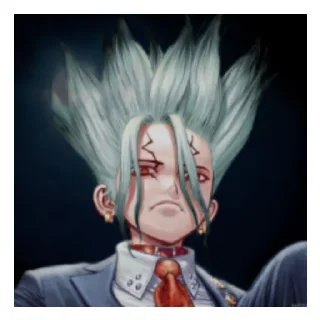 🏔️ emoji ✓ DR JO¥C£ { DR SENKU} ✓ Telegram sticker 6 of 60