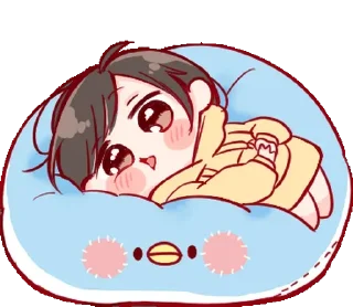 💛 emoji Cute Girl Telegram sticker 16 of 20