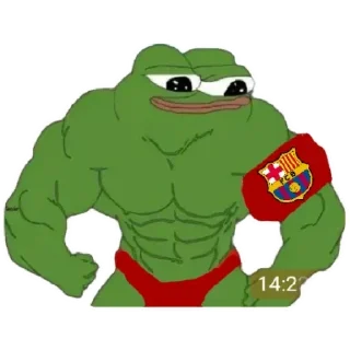 💪 emoji Barca Collection Telegram sticker 20 of 43