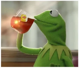 Sticker from Kermit