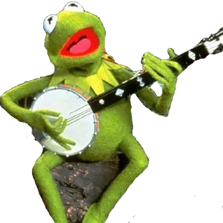 🎸 emoji Kermit @FranceCanal Telegram sticker 20 of 34
