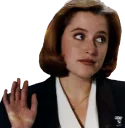 👋 emoji X-FILES Telegram sticker 12 of 93