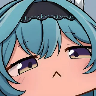 ❄️ emoji Cute Genshin 2 ᴮʸ @Amaa_San Telegram sticker 9 of 12