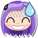 ☺️ emoji @TelStick-Violet Telegram sticker 11 of 29