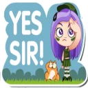 😍 emoji @TelStick-Violet Telegram sticker 7 of 29