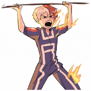 😠 emoji My hero academia Telegram sticker 8 of 30