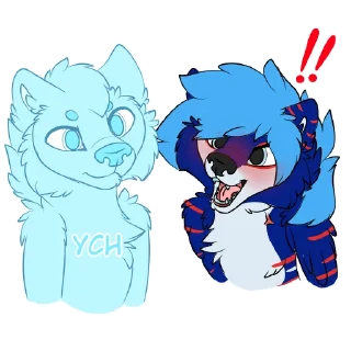 Sticker from Furritos (by:@DubwolfCreationsOfficial)