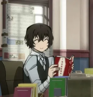 Sticker from Dazai [@Shinigami]