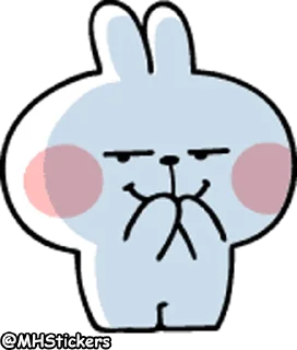 😈 emoji @MHStickers Spoiled Rabbit Emoji 2 Telegram sticker 10 of 41