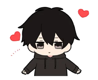 ❤️ emoji Low Tension Couple (@TodorokiShouto) Telegram sticker 13 of 48