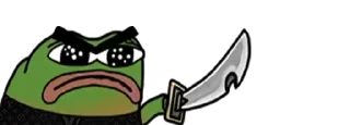 🖤 emoji pepe frog - @itfreaky Telegram sticker 10 of 54