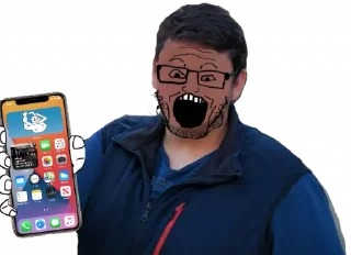 Sticker from kisekinopureya's shitposting vol.4
