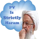 😂 emoji This pack is Haram Telegram sticker 6 of 12