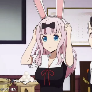 🐰 emoji @usthen Kaguya-sama: Love Is War Telegram sticker 15 of 20