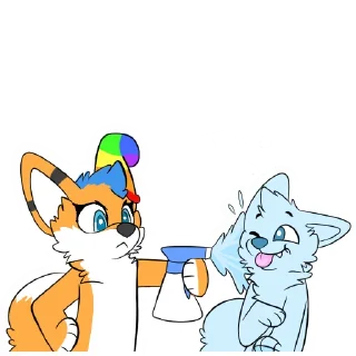 🔫 emoji FuzzyTheFox by Pulex Telegram sticker 17 of 53