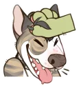 ✋ emoji eggdog Telegram sticker 7 of 23