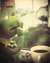 😭 emoji Kermit the frog Telegram sticker 2 of 52