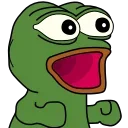 😲 emoji Pepe * @Officialir* Telegram sticker 6 of 50