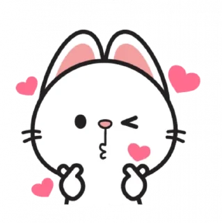 😘 emoji HyperCat : Facial Expression:@spoiledRabbits Telegram sticker 15 of 26