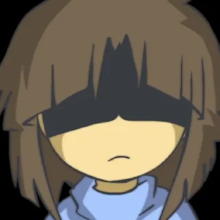 Sticker from •/ Frisk /• by : @Undertale_Stickers