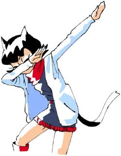 💪 emoji /leftypol/ catgirls | @StickersOfAstora Telegram sticker 13 of 70