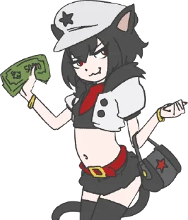 😏 emoji /leftypol/ catgirls | @StickersOfAstora Telegram sticker 16 of 70