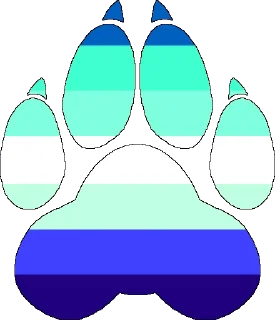 🐾 emoji Patas Yiff por la Eternidad Telegram sticker 9 of 55
