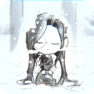 🩵 emoji Gu Yun ੭੭ Telegram sticker 12 of 19