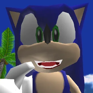😃 emoji Sonic Adventure & 2 Stickers Telegram sticker 6 of 15