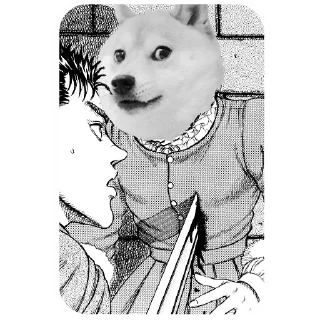 🐶 emoji Berserk Telegram sticker 9 of 58
