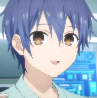 💙 emoji ⌜ Shido 💙 ⌟  ᨒ @KurumiFan ⛩️ Telegram sticker 18 of 53