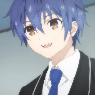 💙 emoji ⌜ Shido 💙 ⌟  ᨒ @KurumiFan ⛩️ Telegram sticker 21 of 53